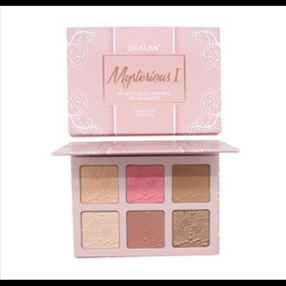 Okalan Mysterious Highlight Blush Bronzer Palette